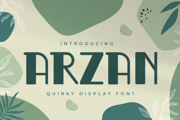 Arzan: A Playful Font for Creative Expression
