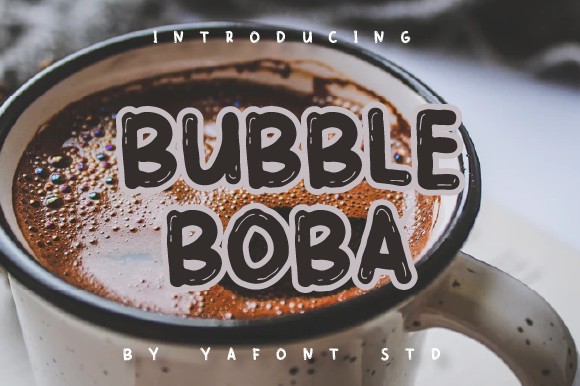 Bubble Boba: A Playful Font That Adds Joy to Your Designs