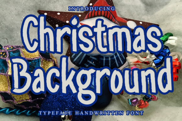Christmas Background Font for Trendy Designs