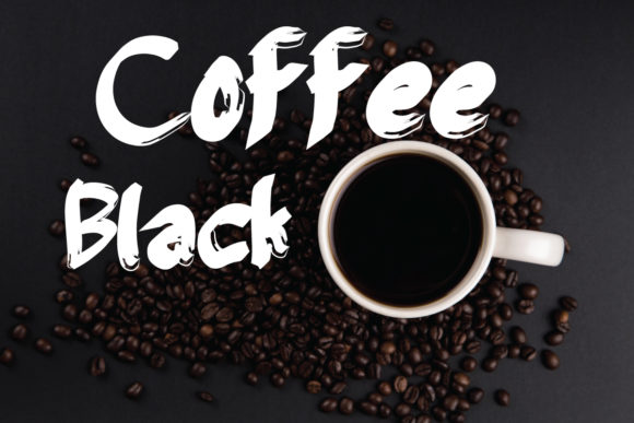 Coffee Black Font: A Unique Touch for Creative Projects