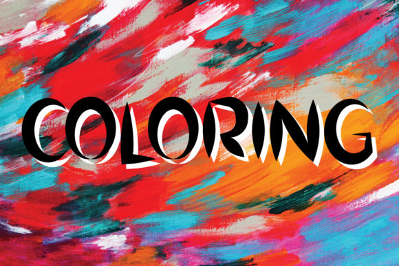Coloring as a Design Tool: Exploring the Versatility of the Coloring Font