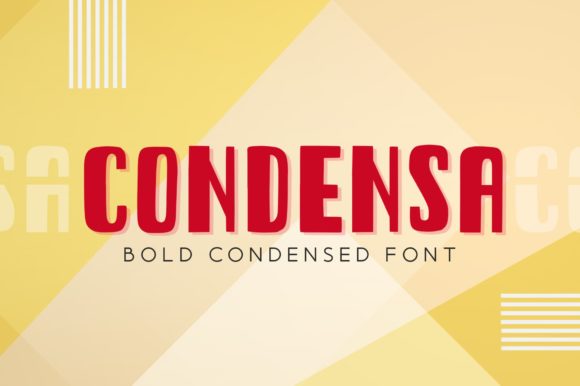 Condensa: A Minimalist Font with Maximum Charm