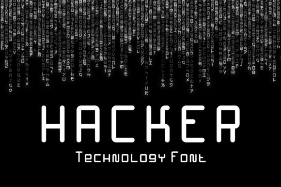 Hacker Font: A Bold Choice for Tech and Cyber-Themed Designs