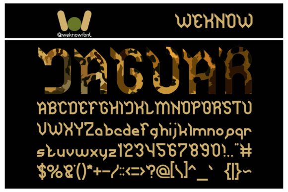 Jaguar: A Font That Redefines Modern Typography