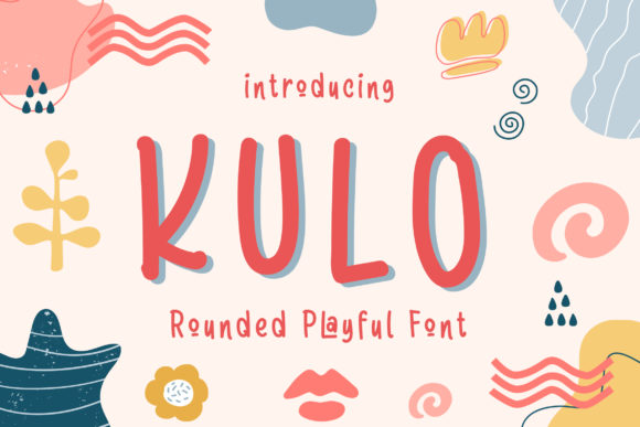 Kulo: A Playful and Cute Display Font for Joyful Communication