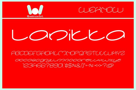 Lanitta: A Playful Display Font for Creative Designers