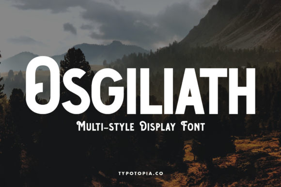 Osgiliath: A Bold Display Font for Strategic Design and Communication