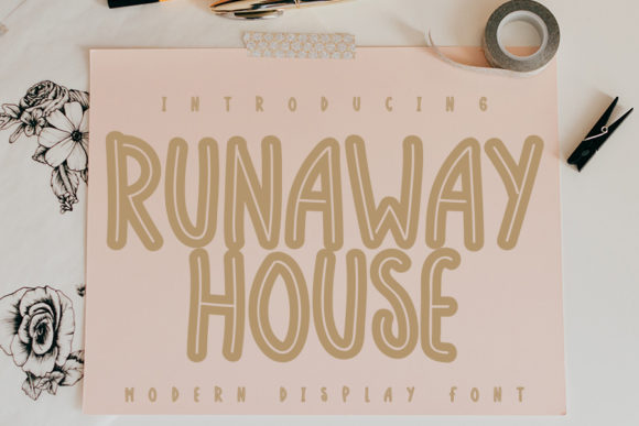 Runaway House Font: A Versatile and Stylish Choice for Creative Projects