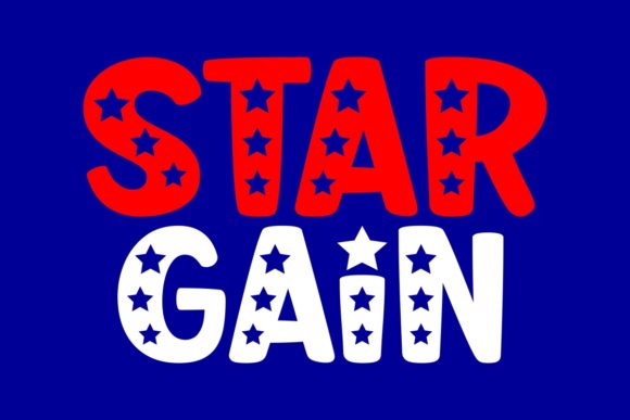 Star Gain: A Whimsical Font for Strategic Design Impact
