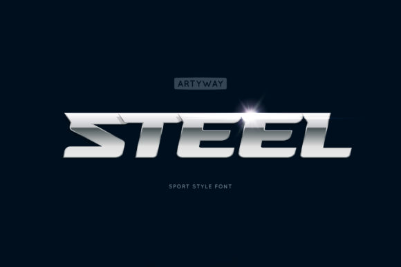Steel Font for Bold and Dynamic Design