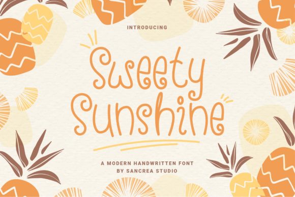 Sweety Sunshine: A Quirky Display Font That Adds Personality to Your Creativity