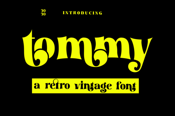 Tommy and Tommy: A Beautiful and Bold Display Font for Every Creative Project