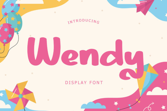 Wendy Font: A Vibrant Choice for Kid-Themed Designs